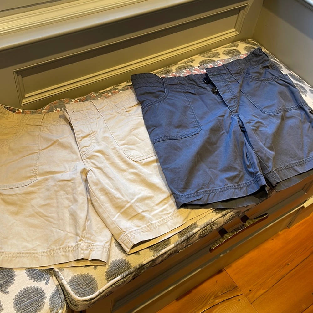 Two pairs of size 6 Alpine Design shorts
